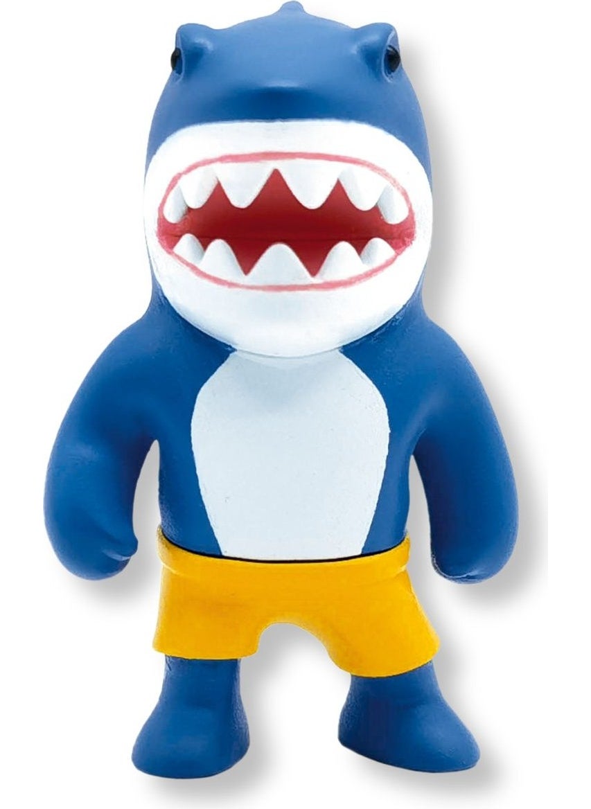 Toyfest - Stumble Guys Series 1 - 3D Mini 3 Figure Set - 3 Pieces Megalodon Hazmat Nbc Glowman - 5 cm - Image 1