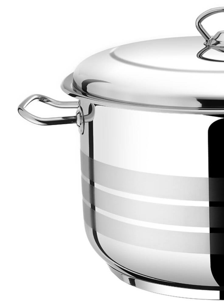 Top Chef Turkish 18/10 stainless steel pot Silver - Image 3