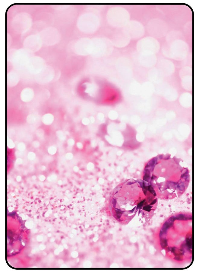 AMINA ALSHEBLI Protective Case Cover For Apple iPad 5th Generation 9.7 Inch Pink Diamond  - Image 1