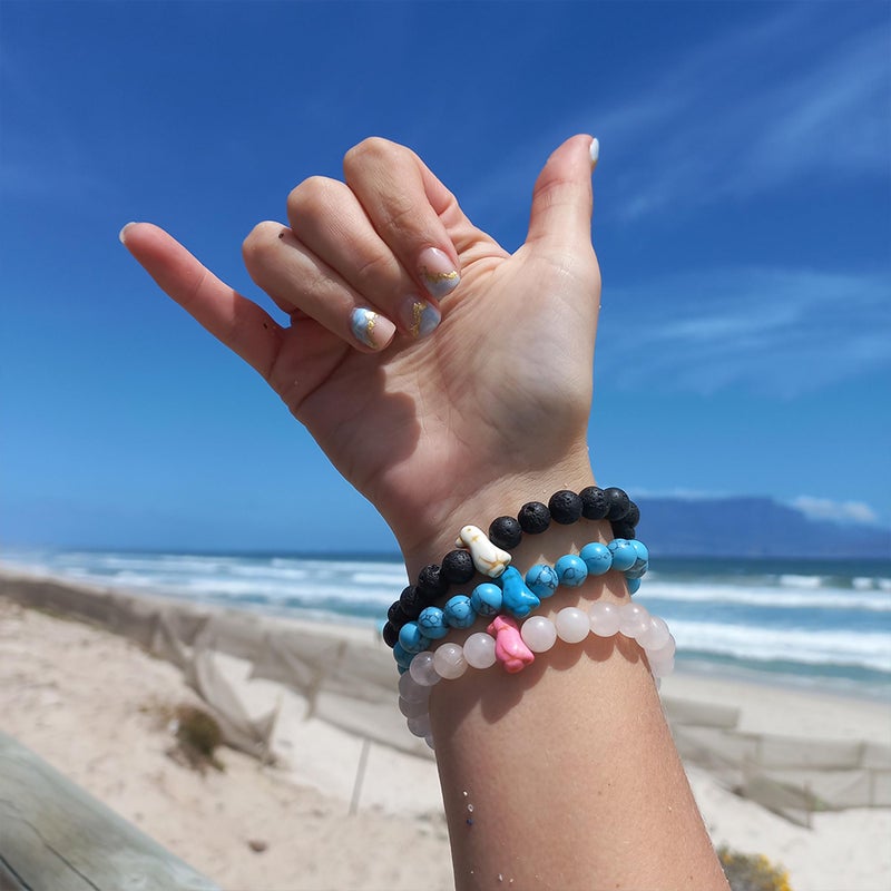 Fahlo Penguin Tracking Bracelet â€“ Track a Real Penguinâ€™s Journey â€“ Supports Wildlife Conservation â€“ Elastic, One Size Fits Most â€“ on Interactive Mobile App Map â€“ Unisex Conservation Gift (Seafoam) - Image 2