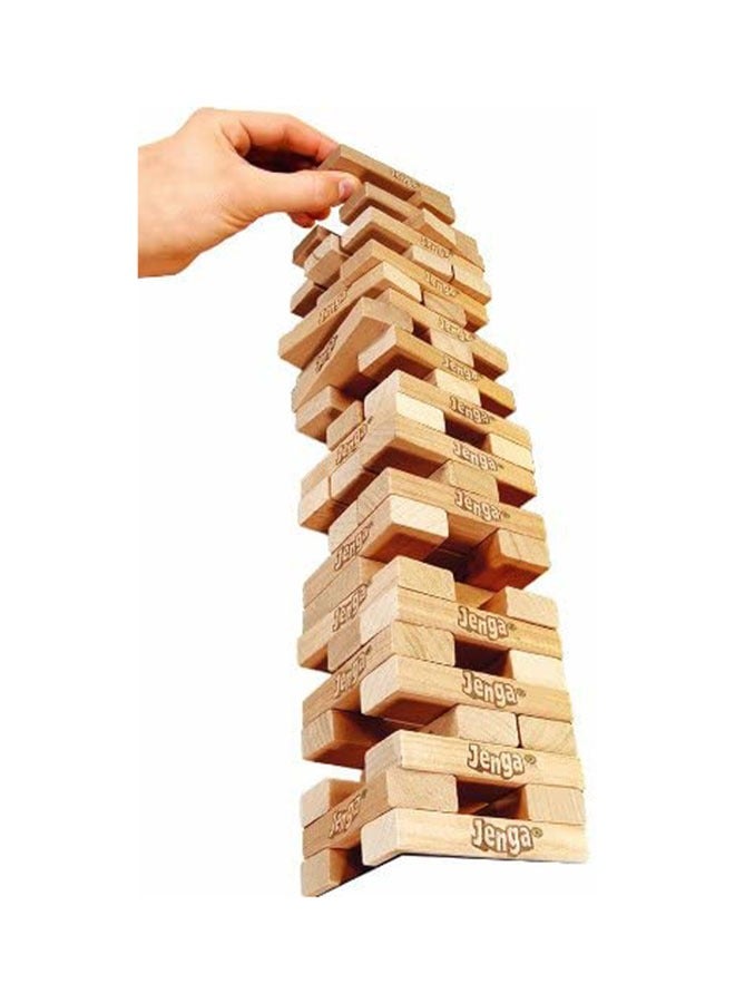 54-Piece Classic Jenga Block Stacking Game Children And Adults Gathering Games - Image 4