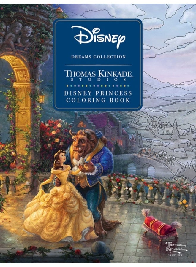 Disney Dreams Collection Thomas Kinkade Studios Disney Princess Coloring Book