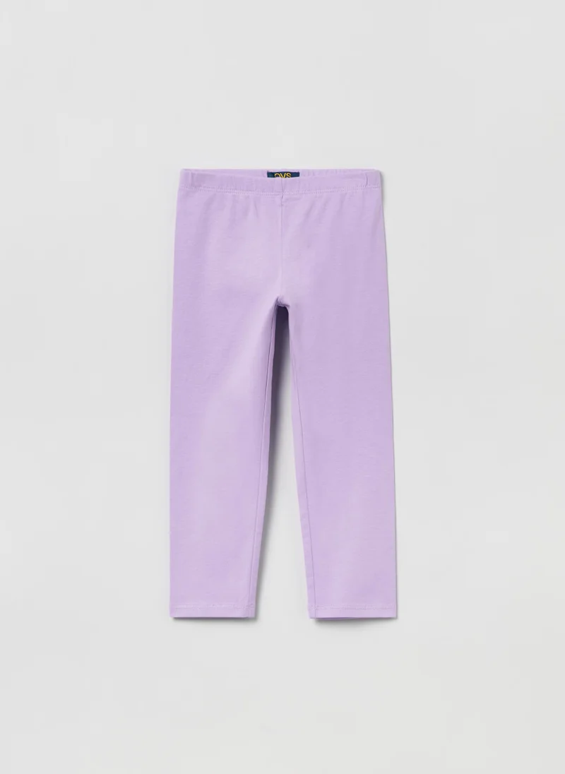 او في اس OVS Three-Quarter-Length Stretch Leggings