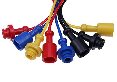 JZGRDN 8PK Hydraulic Quick Coupler Dust Cap Plug Set Compatible with 14 John Deere 54D 60D 1023E 1025R 1026R 2025R 2026R 2032R 2036R 2038R 2305 2320 2720 2520 120R D120 D160 H120 H160 H165 X950R - Image 3