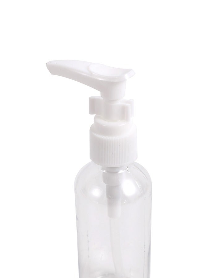 LAWAZIM Plastic Travel Lotion Bottle Set -5 Piece, 80ml- Clear Empty Refillable Pump Bottles with Clip-Lock -Ideal for Skincare Shampoo Essential Oil Hand Sanitizer Toiletries - for Travel and Home Use - Image 5