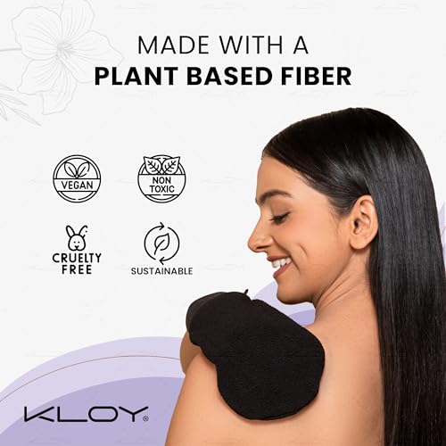 KLOY Bathing Mitt/Glove for Exfoliation, Body Scrubber, Made of Viscose Rayon Fiber - Image 4