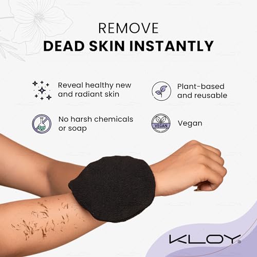 KLOY Bathing Mitt/Glove for Exfoliation, Body Scrubber, Made of Viscose Rayon Fiber - Image 2