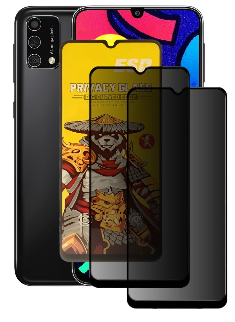 ESD 2 Pieces Tempered Dustproof Privacy Glass Screen Protector Compatible For Samsung Galaxy M21s - Image 1