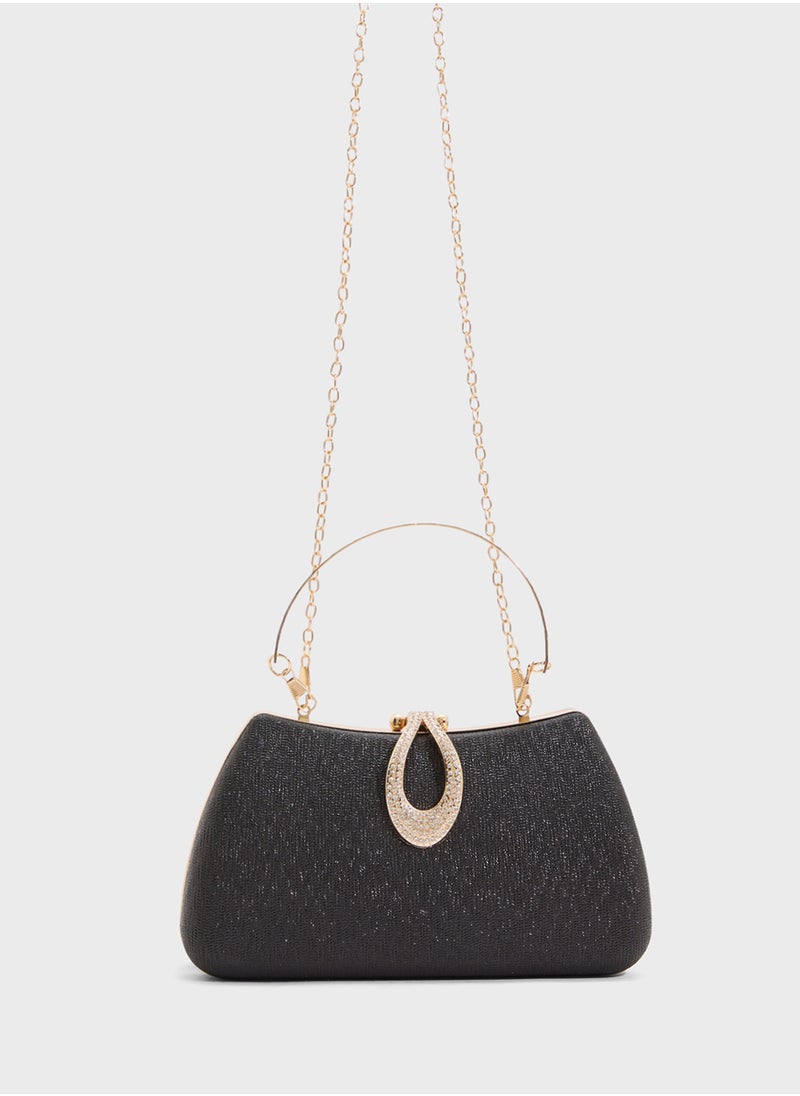 Ella Limited Edition Ladies Sparkly Clutch Bag  - Image 1