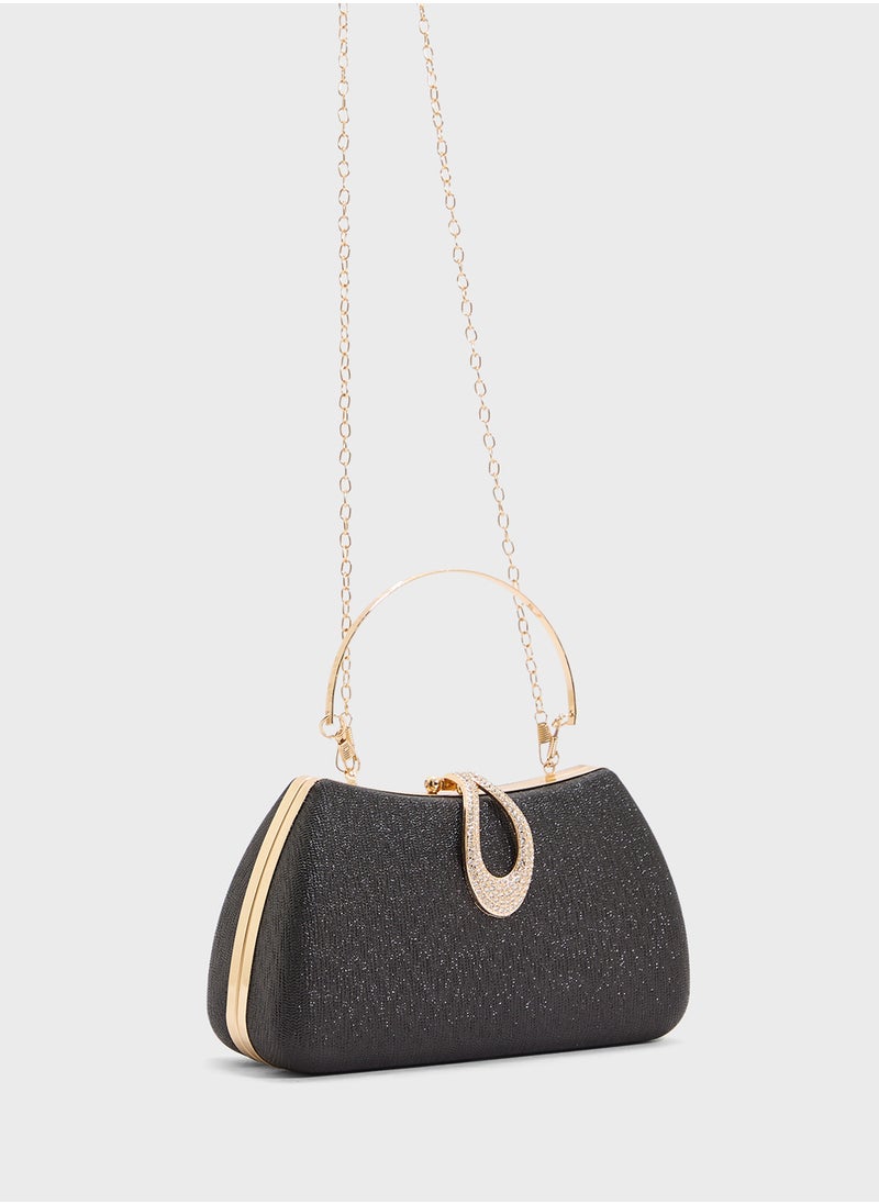 Ella Limited Edition Ladies Sparkly Clutch Bag  - Image 3