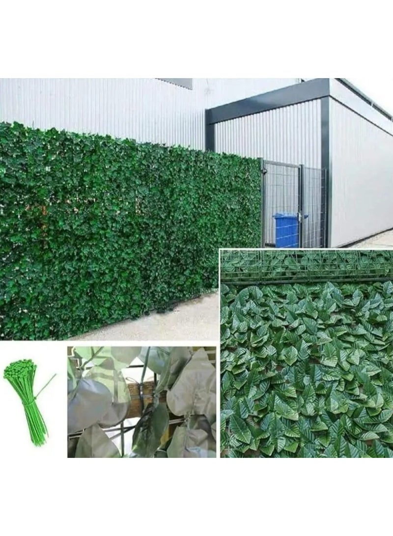 Privacy Fence – Leaf Hedge 1m x 3m Screening Panels On Roll Privacy Garden Fence - Image 1