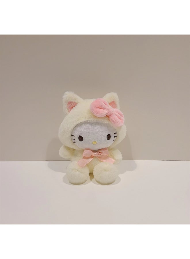 4 Inch Doll Sanlio Kulomi Plush Toy Merlot Hello Kitty Pendant Keychain Doll Doll Batch-Specifications:No. 34 (24 Pcs/pack) (please Place Your Order In Multiples Of 24)-Color:4inch (10cm-12cm)