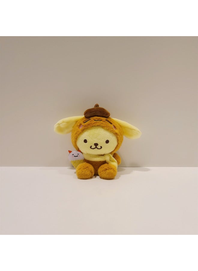 4 Inch Doll Sanlio Kulomi Plush Toy Merlot Hello Kitty Pendant Keychain Doll Doll Batch-Specifications:No. 34 (24 Pcs/pack) (please Place Your Order In Multiples Of 24)-Color:4inch (10cm-12cm)