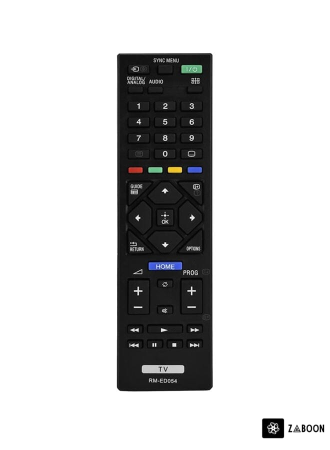 Zaboon Replacement Smart TV Remote Control For Sony Black/Red/Yellow