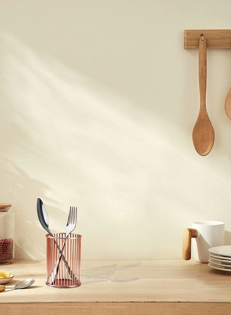 Zikra حامل أقلام، حوامل أقلام رصاص، كوب فرش مكياج، 2 قطعة حامل كوب فرش مكياج منظم، منظم لطيف للمكتب المنزلي، أدوات مكتبية - Image 5