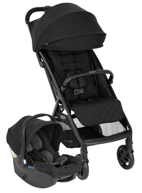Myavo Travel System Midnight With Versatile functionality for various stages of growth , Smooth and durable construction for long-lasting use and Sturdy and stable base for safety and support