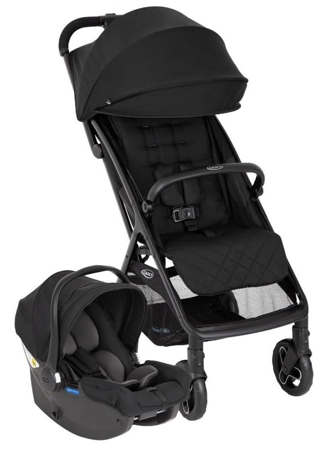 Myavo Travel System Midnight With Versatile functionality for various stages of growth , Smooth and durable construction for long-lasting use and Sturdy and stable base for safety and support
