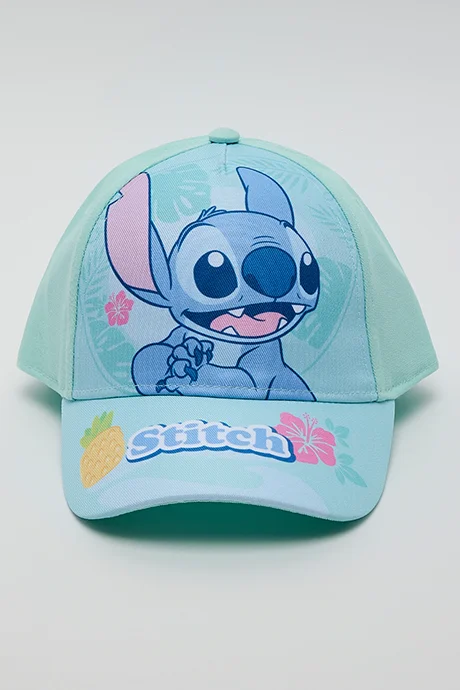 R&b Stitch Print Baseball Cap