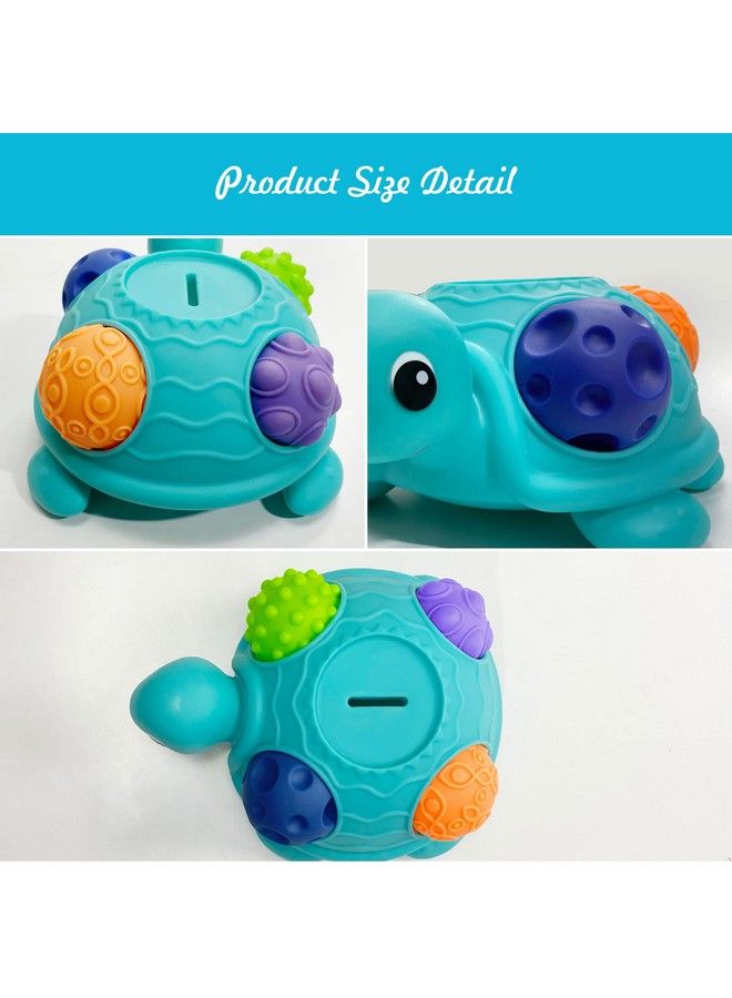 ROHSCE Sensory Balls Montessori Toys For Babies 6 12 Months Baby Sensory Toys Turtle Toys Bright Color Textured Multi Soft Balls Bpa Free Balls For Toddlers 1 3 Teething Gifts - Image 4
