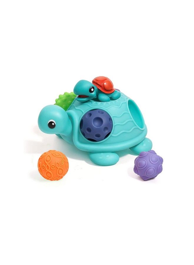 ROHSCE Sensory Balls Montessori Toys For Babies 6 12 Months Baby Sensory Toys Turtle Toys Bright Color Textured Multi Soft Balls Bpa Free Balls For Toddlers 1 3 Teething Gifts - Image 2