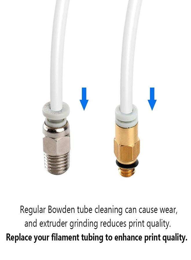 Feelers PTFE Teflon Tubing, 2mm ID x 4mm OD, 1M, White, 23g, for 1.75mm Filament, 3D Printer - Image 5