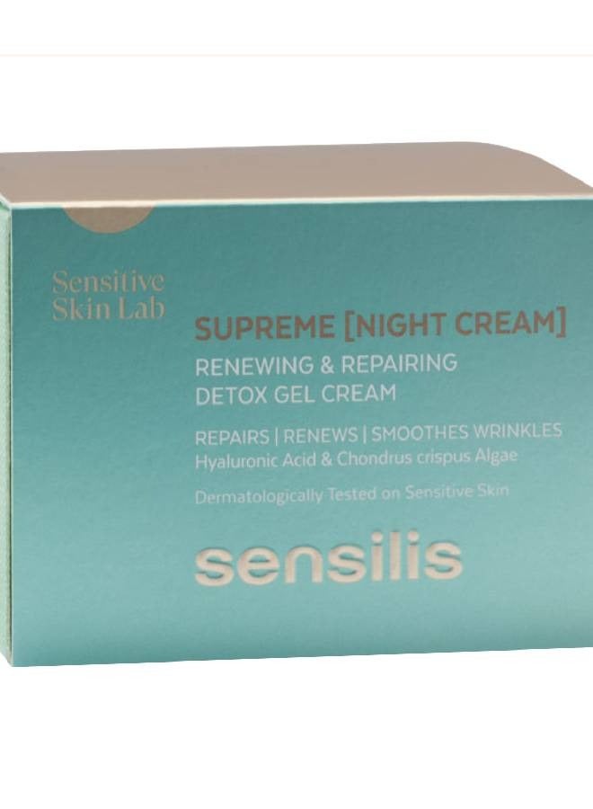 Sensilis Supreme Detox Night Cream 50ml - Image 3