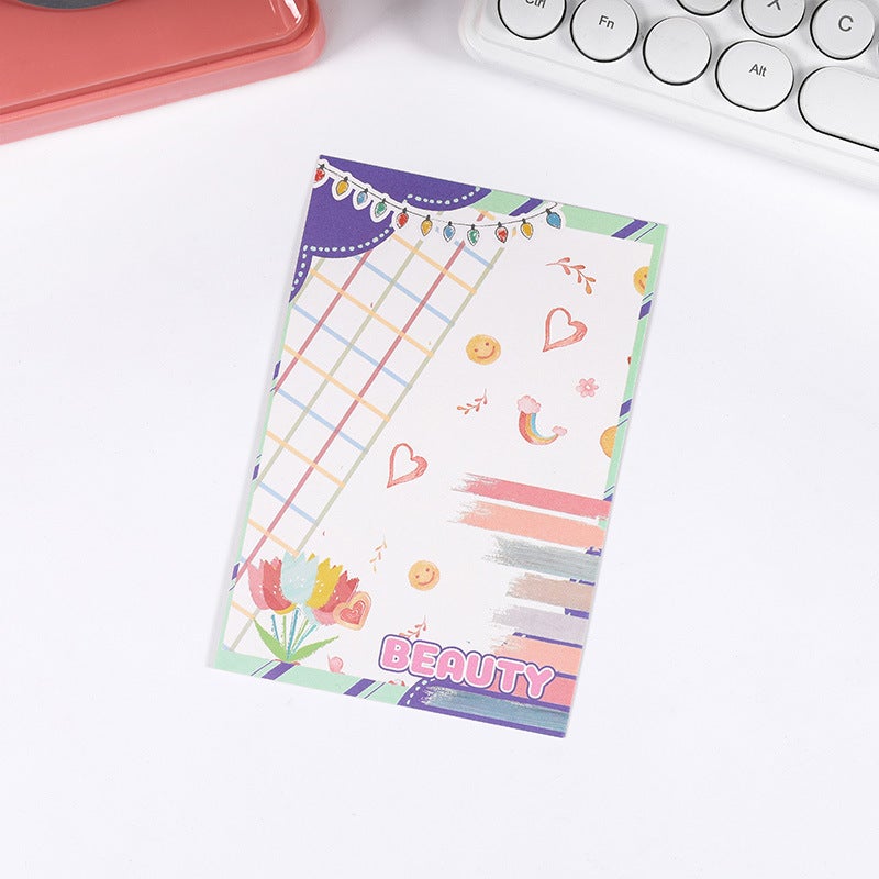 Yueshi New Ins Style Series Cartoon Card Packaging Material Hard Card Back Small Card Card Head Gift Card - Image 1