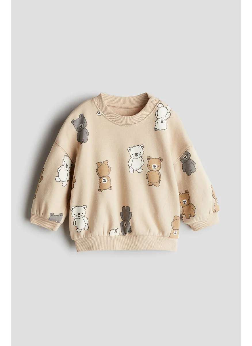 H&M Printed Sweatshirt