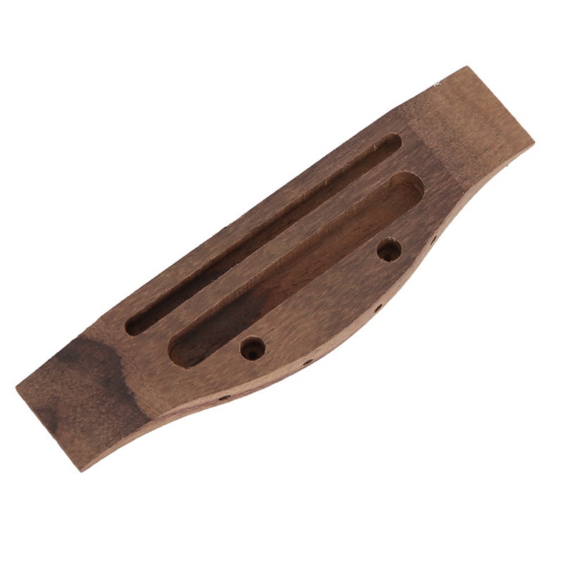 Ukulele Bridge Kit: 7.6*0.6*1.5cm Shell Bone Wood Set - Easy To Install Saddle Nut Replacement Parts for 4 String Ukulele Upgrade - Image 4