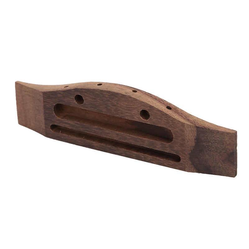 Ukulele Bridge Kit: 7.6*0.6*1.5cm Shell Bone Wood Set - Easy To Install Saddle Nut Replacement Parts for 4 String Ukulele Upgrade - Image 2