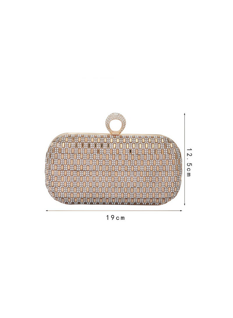 Tiokkss Elegant Shoulder Bag with Rhinestones - Versatile Women's Evening Clutch for Gala & Formal Dresses  - Image 5