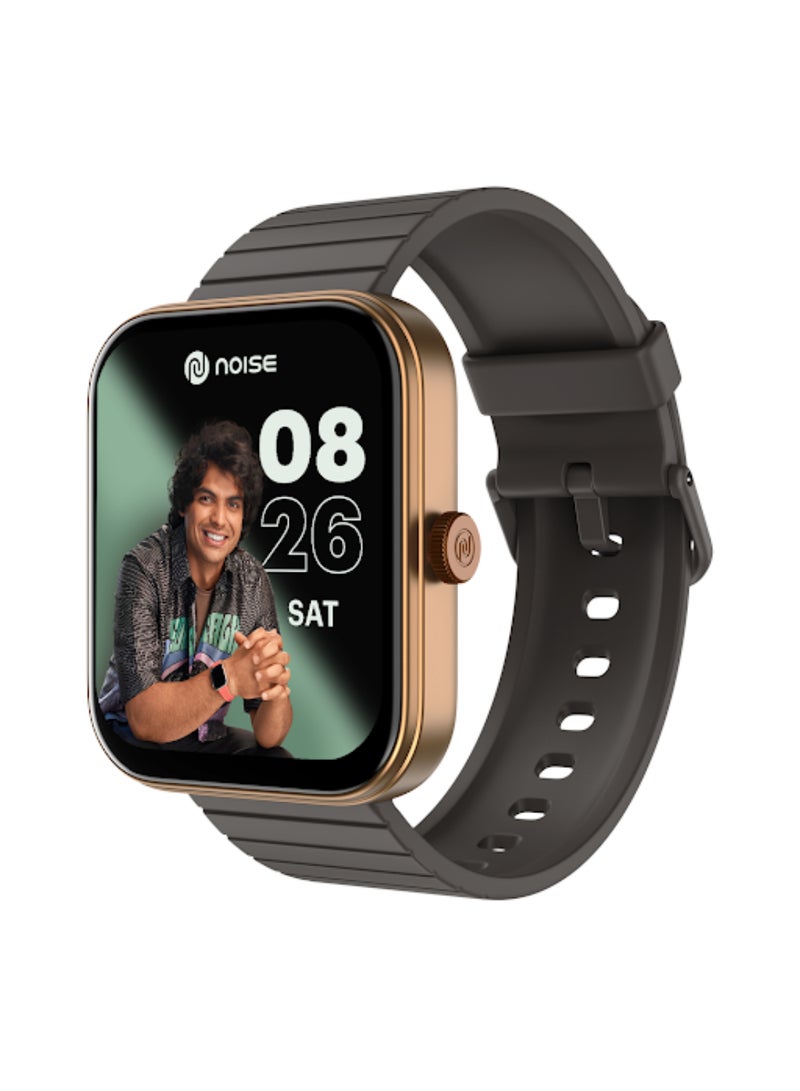 Noise Colorfit Pulse 3 With 1.96" Biggest Display Bluetooth Calling Smart Watch, Premium Build, Auto Sport Detection & 170+ Watch Faces Smartwatch For Men & Women Vintage Brown - Image 1
