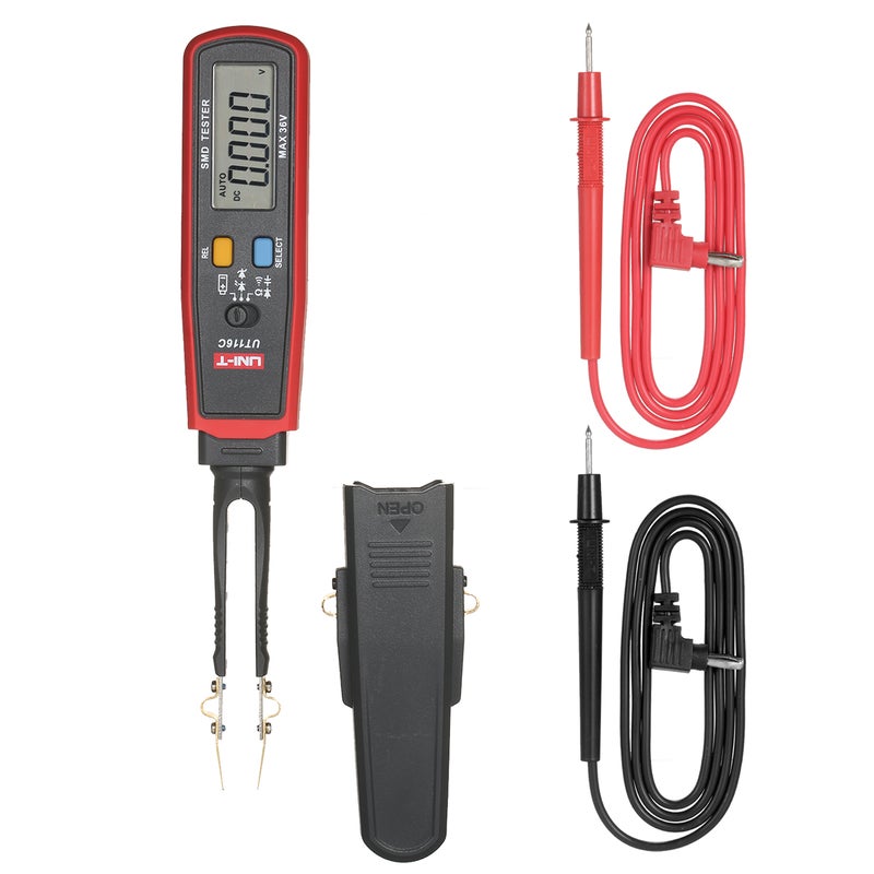 مقياس معلمات المقاوم والمكثف والديود (RCD) المختبر SMD ومقياس متعدد رقمي SMD LCD نطاق ذاتي - Image 4
