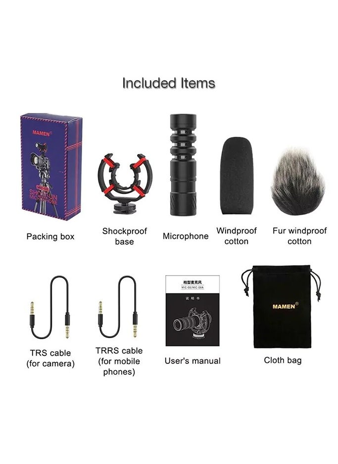 Mamen Condenser Shotgun Microphone MIC-08A  - Image 3
