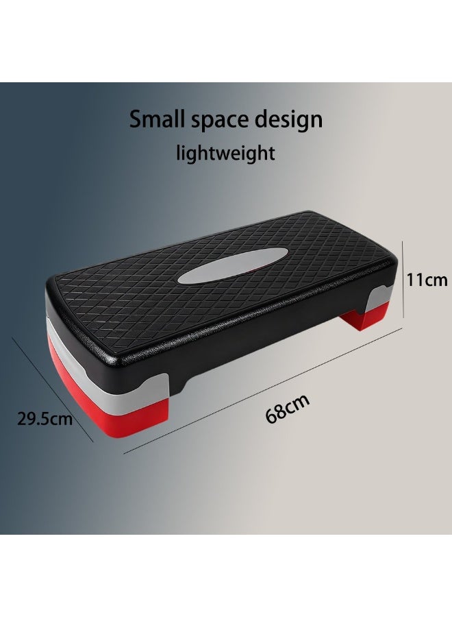 كوينغ خطوة تمارين إيروبك عالية الجودة غير قابلة للانزلاق-ارتفاع قابل للتعديل 68*28*10/15 سم - Image 5