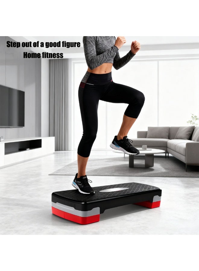كوينغ خطوة تمارين إيروبك عالية الجودة غير قابلة للانزلاق-ارتفاع قابل للتعديل 68*28*10/15 سم - Image 4