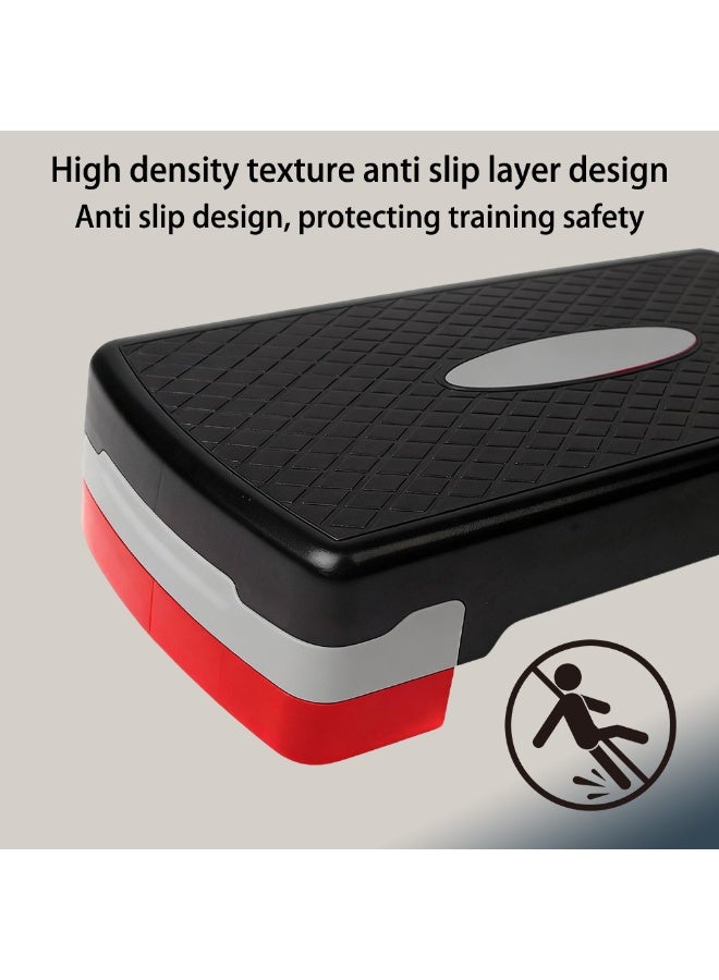 كوينغ خطوة تمارين إيروبك عالية الجودة غير قابلة للانزلاق-ارتفاع قابل للتعديل 68*28*10/15 سم - Image 3