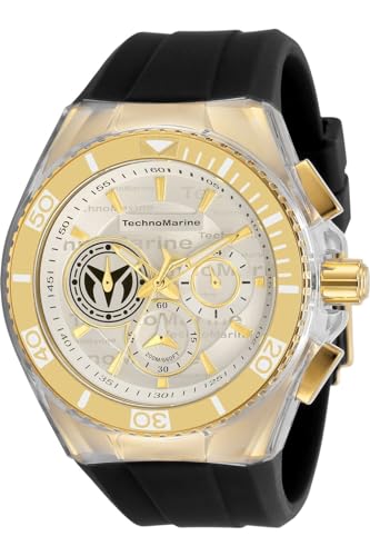 TechnoMarine Mens Cruise California Quartz Watch Black TM118128 - Image 1