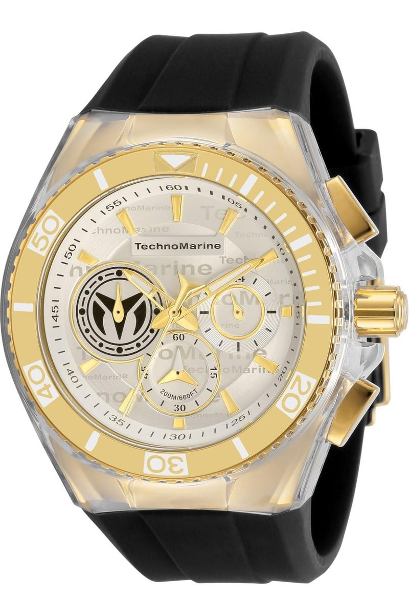 TechnoMarine Mens Cruise California Quartz Watch Black TM118128 - Image 2
