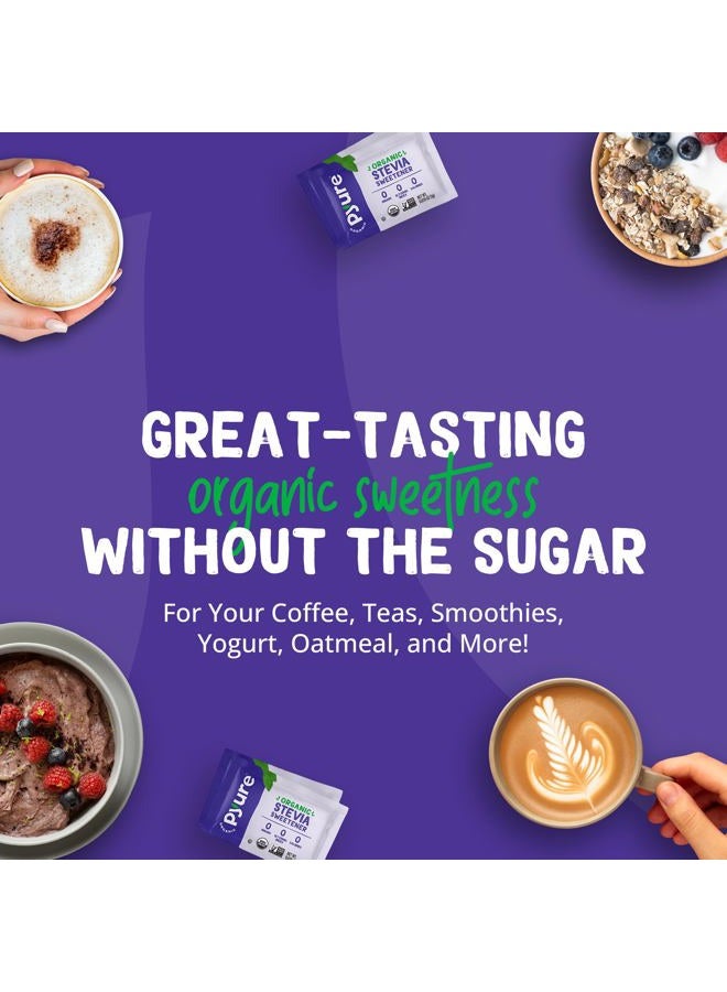 Pyure Organic, Stevia Sweetener, Natural Stevia Packets, 80 Packets Count, Granulated Sugar Substitute, Diet Friendly, Stevia Sachets 80 Count - Image 5