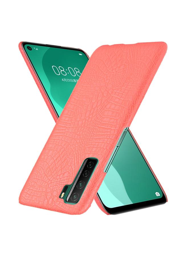 زبون جراب لهاتف Huawei P40 LITE 5G/Nova 7 SE مقاوم للصدمات مصنوع من جلد التمساح PC + PU - Image 2