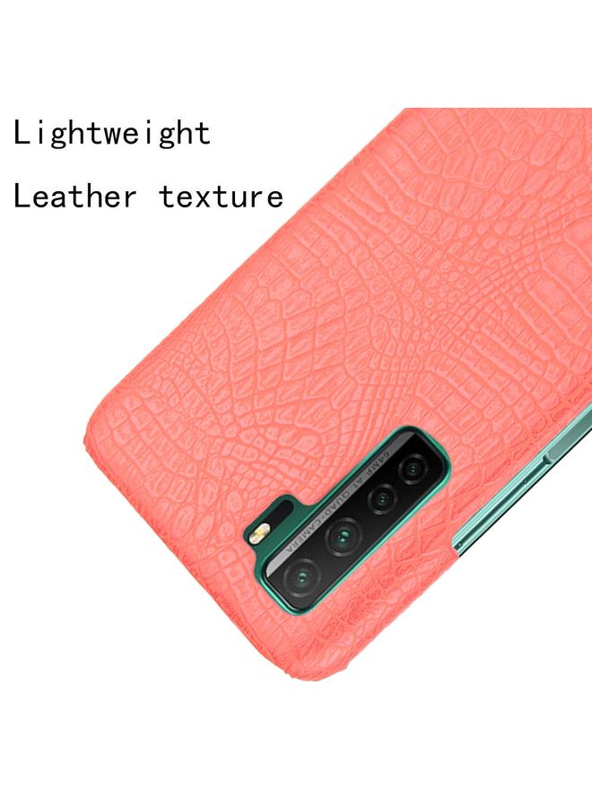 زبون جراب لهاتف Huawei P40 LITE 5G/Nova 7 SE مقاوم للصدمات مصنوع من جلد التمساح PC + PU - Image 4