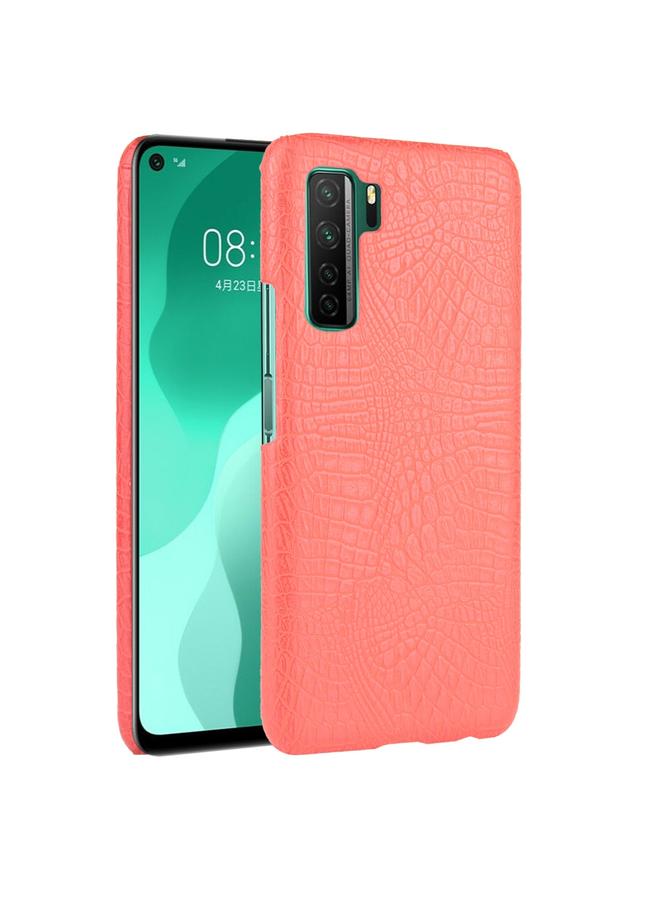 زبون جراب لهاتف Huawei P40 LITE 5G/Nova 7 SE مقاوم للصدمات مصنوع من جلد التمساح PC + PU - Image 1