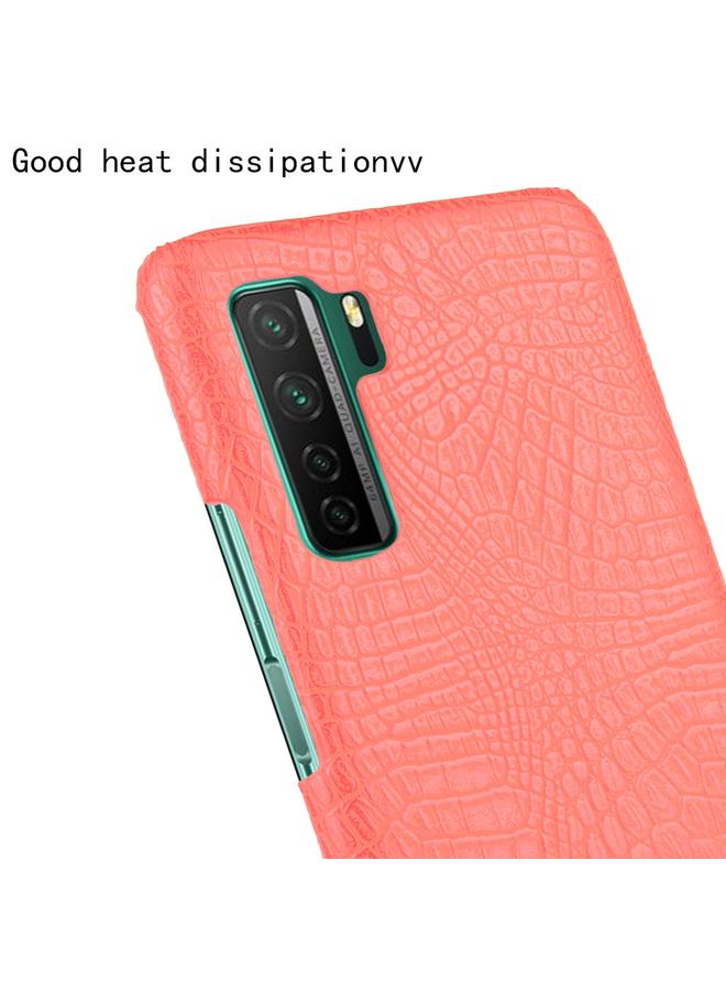 زبون جراب لهاتف Huawei P40 LITE 5G/Nova 7 SE مقاوم للصدمات مصنوع من جلد التمساح PC + PU - Image 5