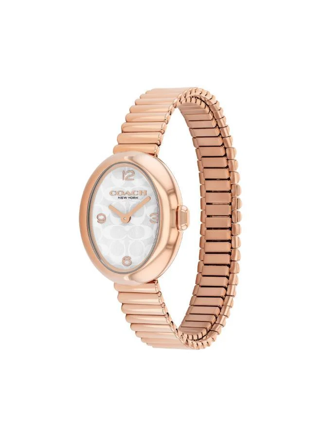 COACH  Coach Two Hand Quartz Movement Watch for Women SAMMY Collection with Rose Gold Colored Stainless Steel Bracelet - 14504572 for Women | Best Price UAE