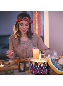 جنرال مجموعة هدايا الشموع المعطرة ، 4 عبوات من الشموع العطرية ، هدايا لتخفيف التوتر للنساء ، حرق 120 ساعة ، شموع معطرة للمنزل ، مثالية لعيد الميلاد ، عيد الأم  - Image 5
