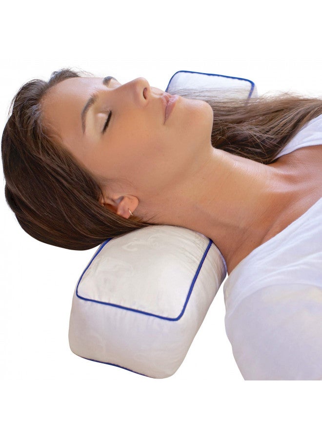 Nature's Guest Nature's Guest Adjustable Cervical Neck Roll Bolster Pillow, Better Than Memory Foam Pillow, Neck Pillow for Sleeping, Cervical Cylinder Pillow for Spine Back, Neck Pain, Travel Pillow Leg Bed Pillow  - Image 1