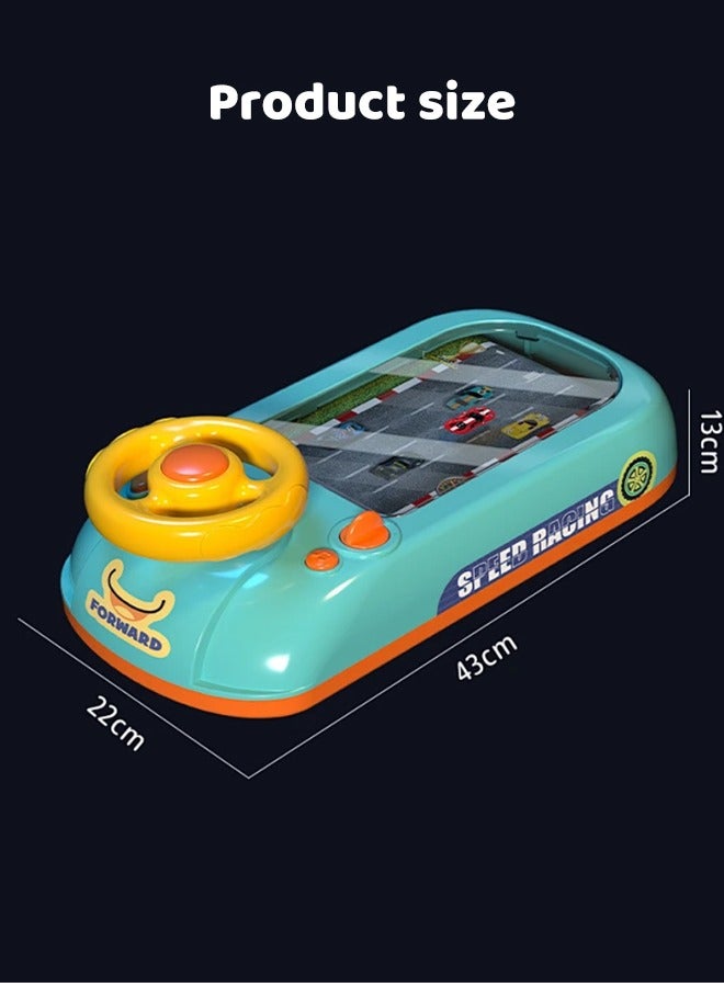 Musical Steering Wheel Toys Toddler Simulated Driving Racing Car Game with Sound Age 3+ Year Old, Interactive Educational Learning Race Car Toy for Boys and Girls Birthday Gift  - Image 4