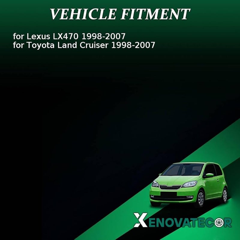 وسادات الفرامل الأمامية لتويوتا لاند كروزر لكزس LX470 1998-2007 سيراميك - Image 4