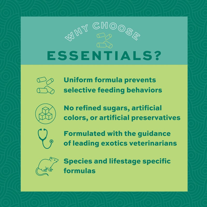 Oxbow Essentials Rat Food, Pet Food for Adult Rats, All-Natural Vitamin & Mineral Rich Formula, Veterinarian Recommended, Oxbow, Rodent Pellets, Made in USA, No Artificials, 3 lb. Bag - Image 4